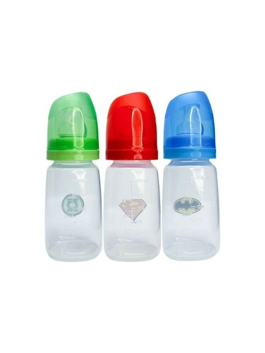 Justice League Standard Neck Feeding Bottles Set of 3 (5oz) (Boy- Image 2)