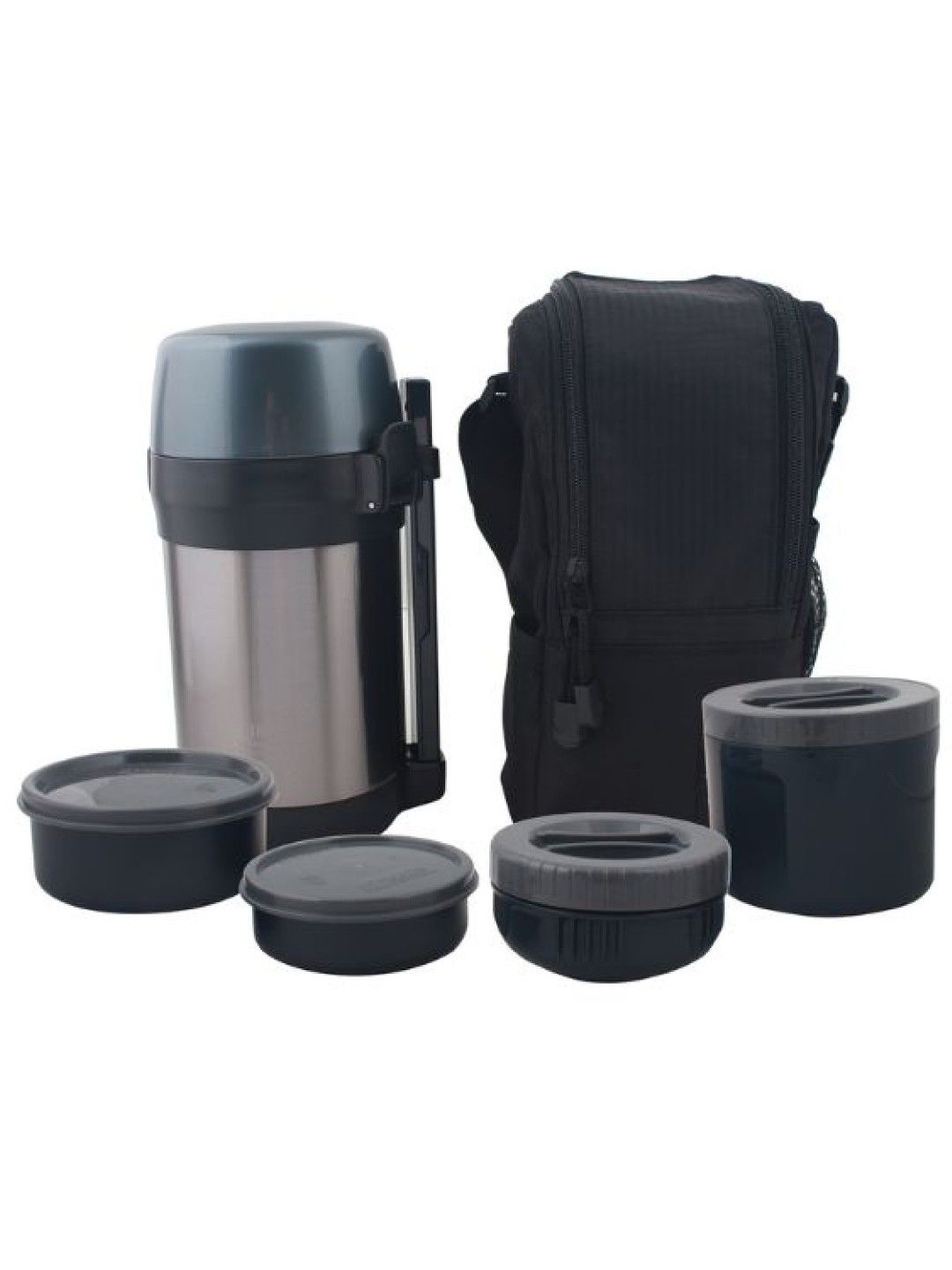 Thermos JLS-1601F Lunch Box Jar with bag - Cool Grey (1.6L) | edamama