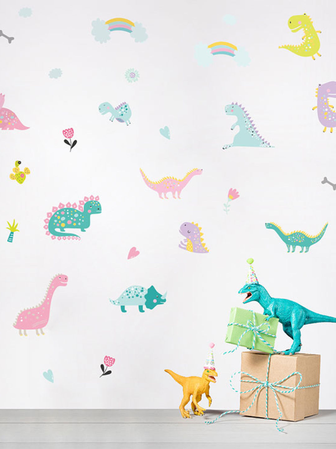 Juju Nursery Dinosaurs Wall Decals Nursery Stickers (No Color- Image 3)