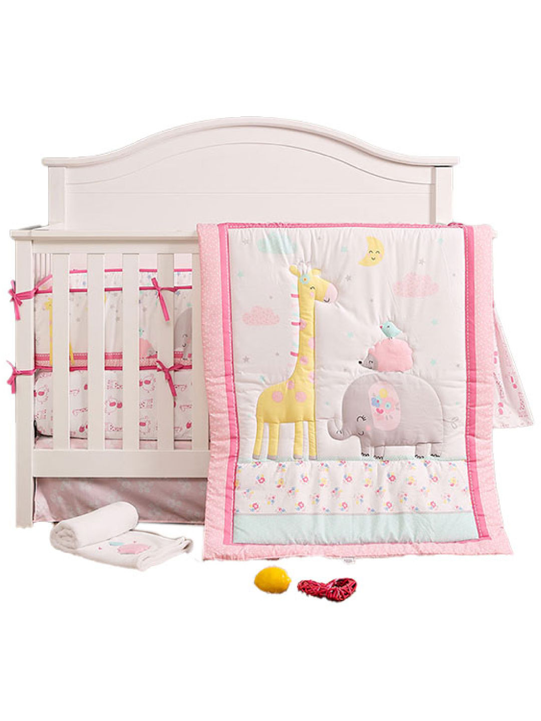 Juju Nursery Too Tall Giraffe 7-Piece Crib Bedding Set (No Color- Image 1)