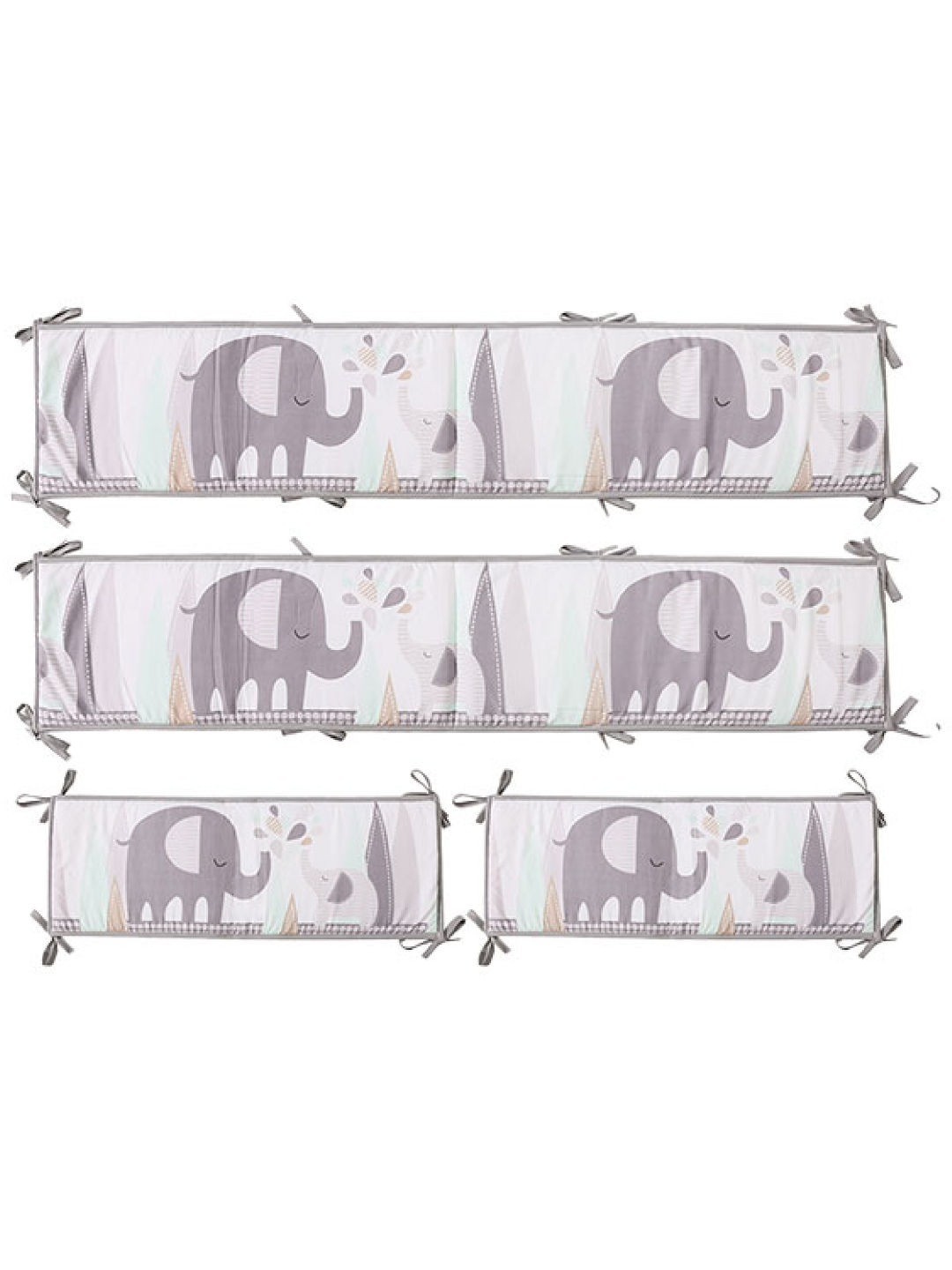 Juju Nursery Elephant Love 7-Piece Crib Bedding Set (No Color- Image 4)