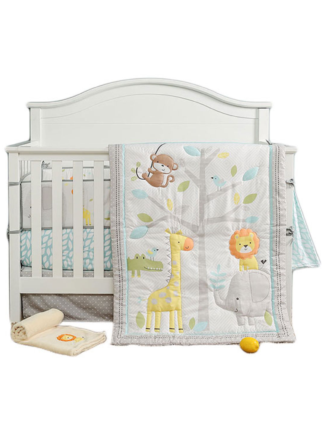 Juju Nursery Safari Yearbook 7-Piece Crib Bedding Set (No Color- Image 1)