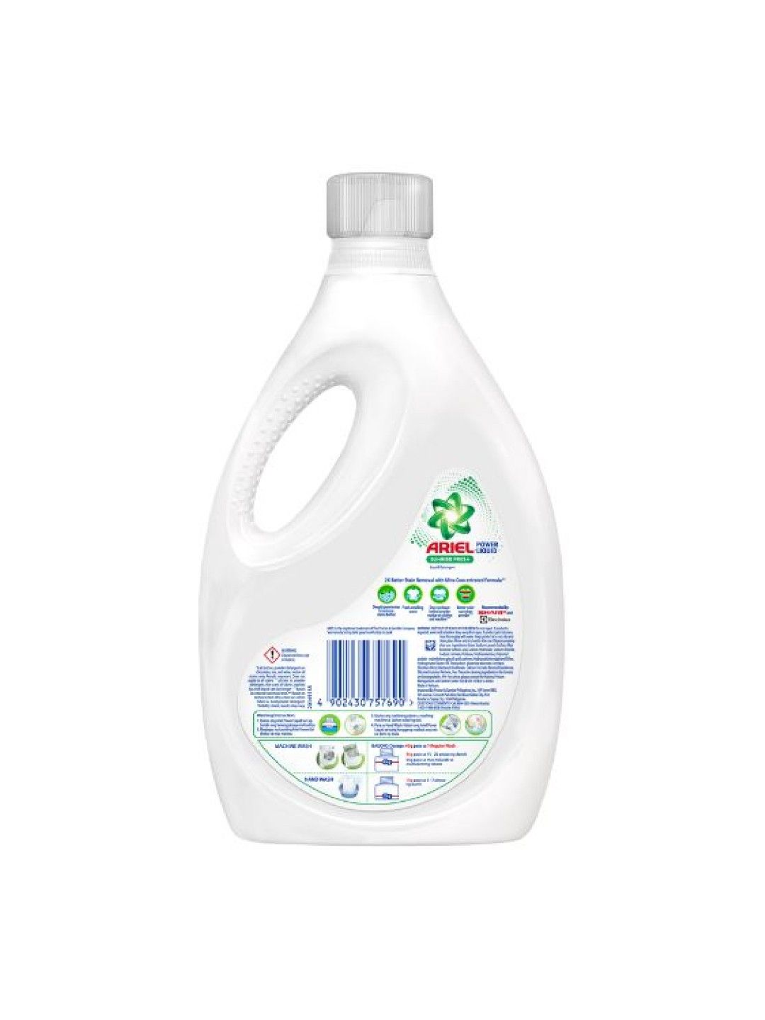 Ariel Liquid Laundry Detergent Sunrise Fresh Bottle (2.43kg) (No Color- Image 2)