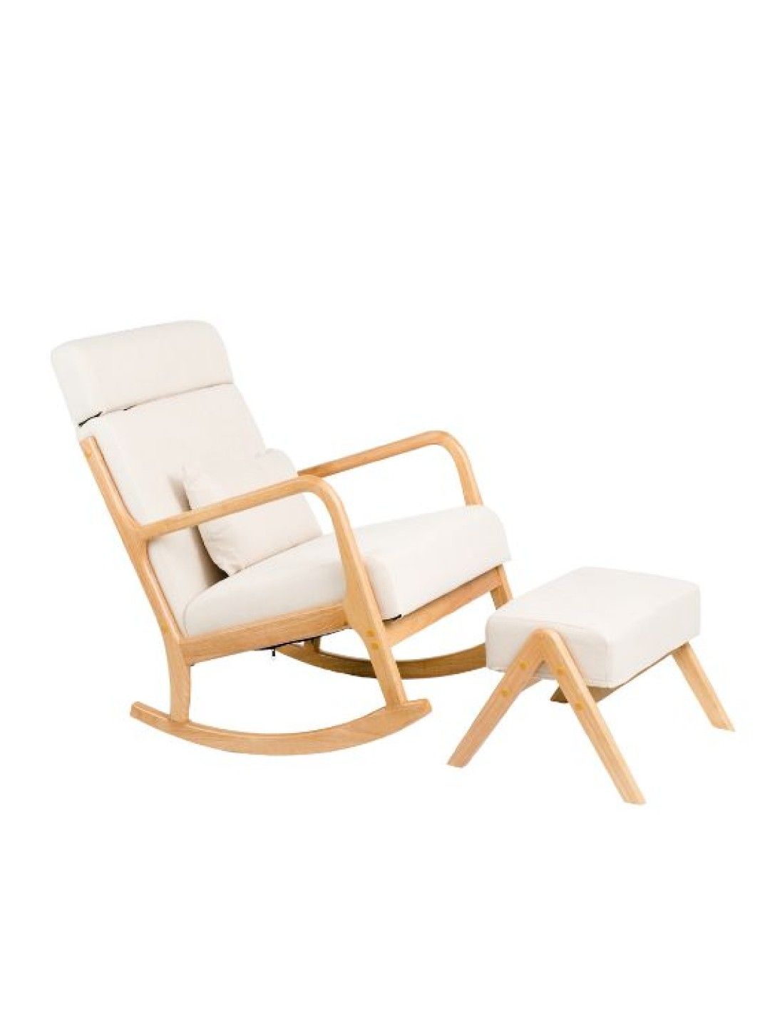 Kiddiestationph Sevi Rocking Chair with Ottoman