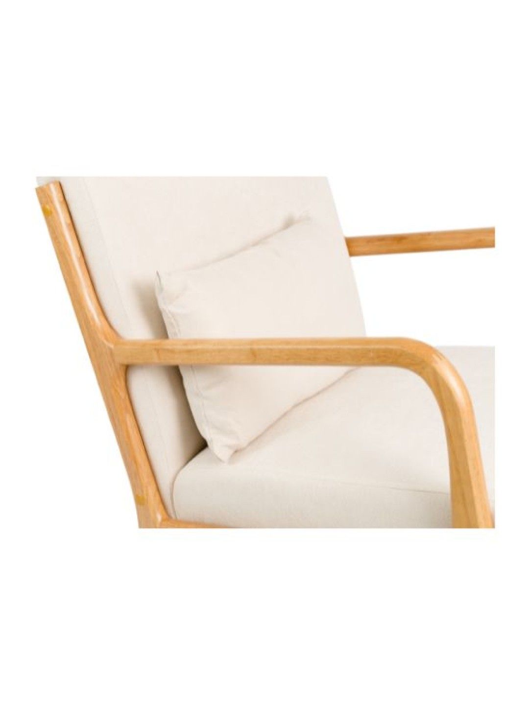 Kiddiestationph Sevi Rocking Chair with Ottoman (Cream- Image 4)