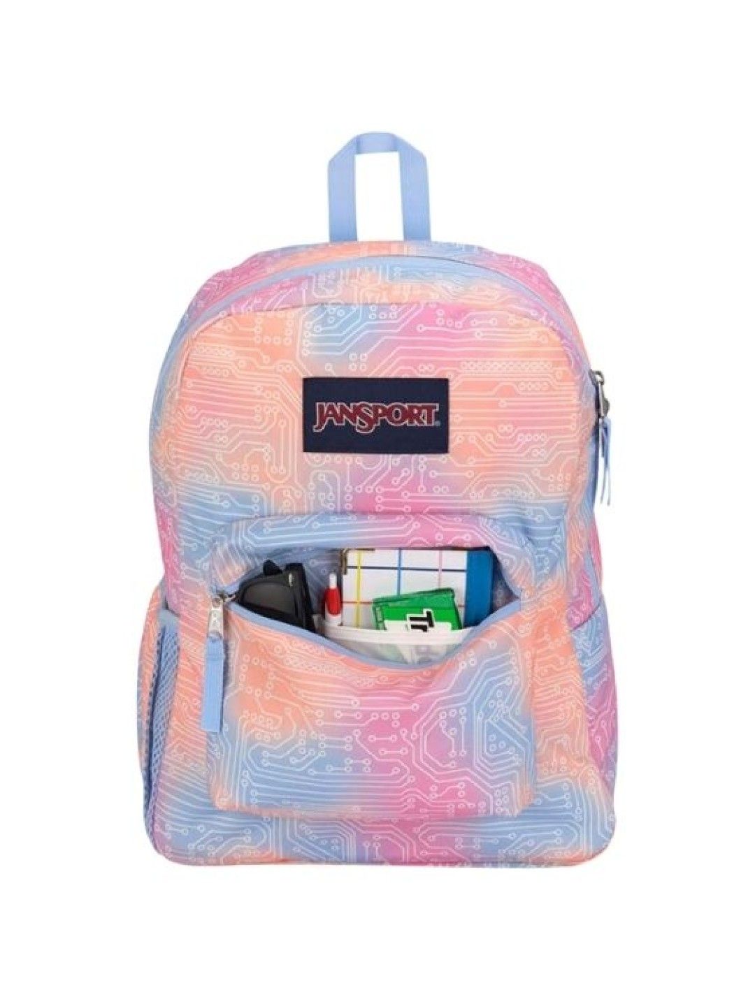 JanSport Backpack Cross Town Ombre Motherboard (Pink- Image 4)