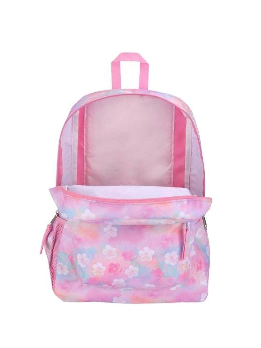 JanSport Backpack Cross Town Neon Daisy (Pink- Image 3)