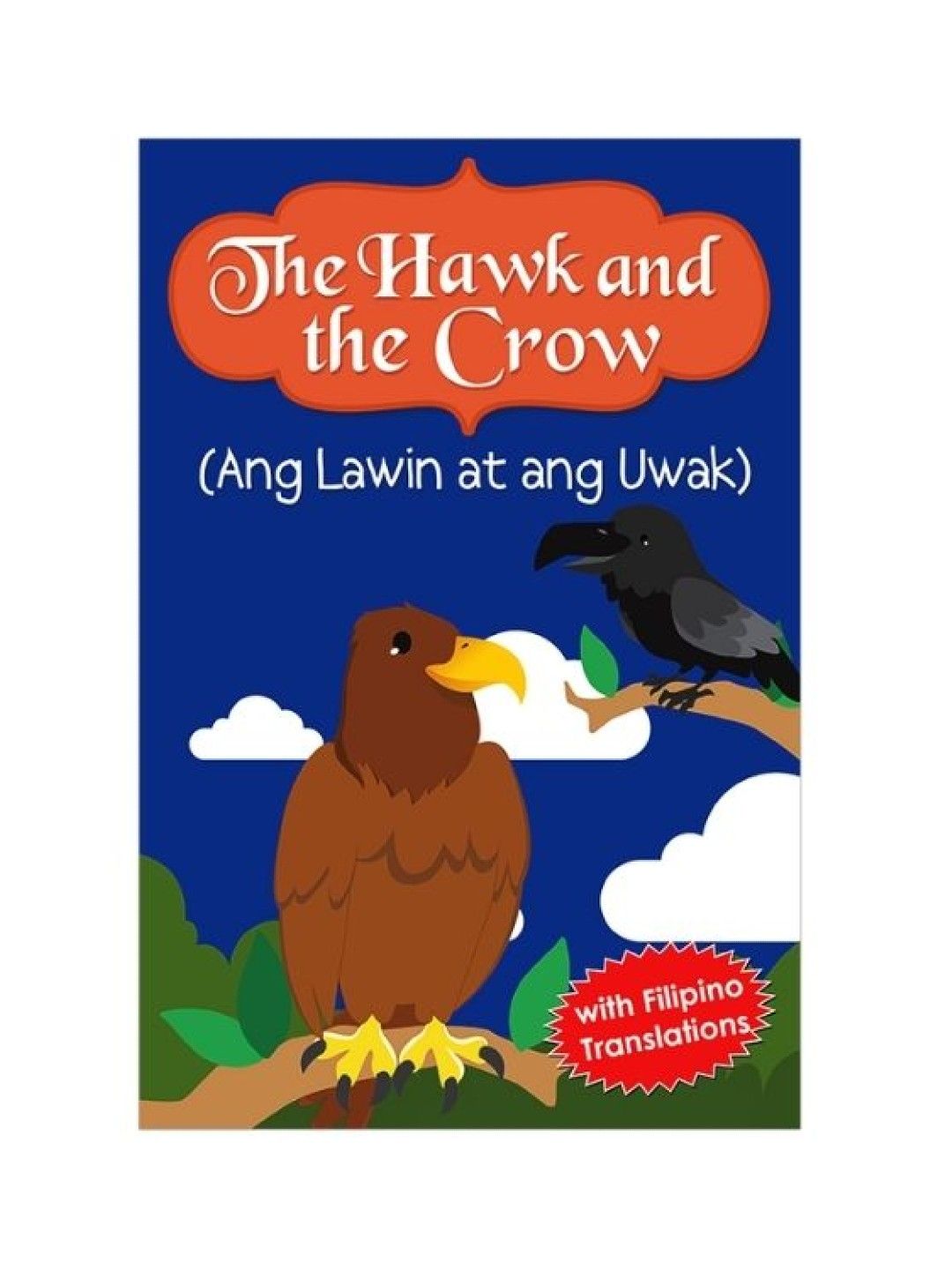 Learning is Fun Jumbo Book (New)-The Hawk & The Crow (No Color- Image 1)