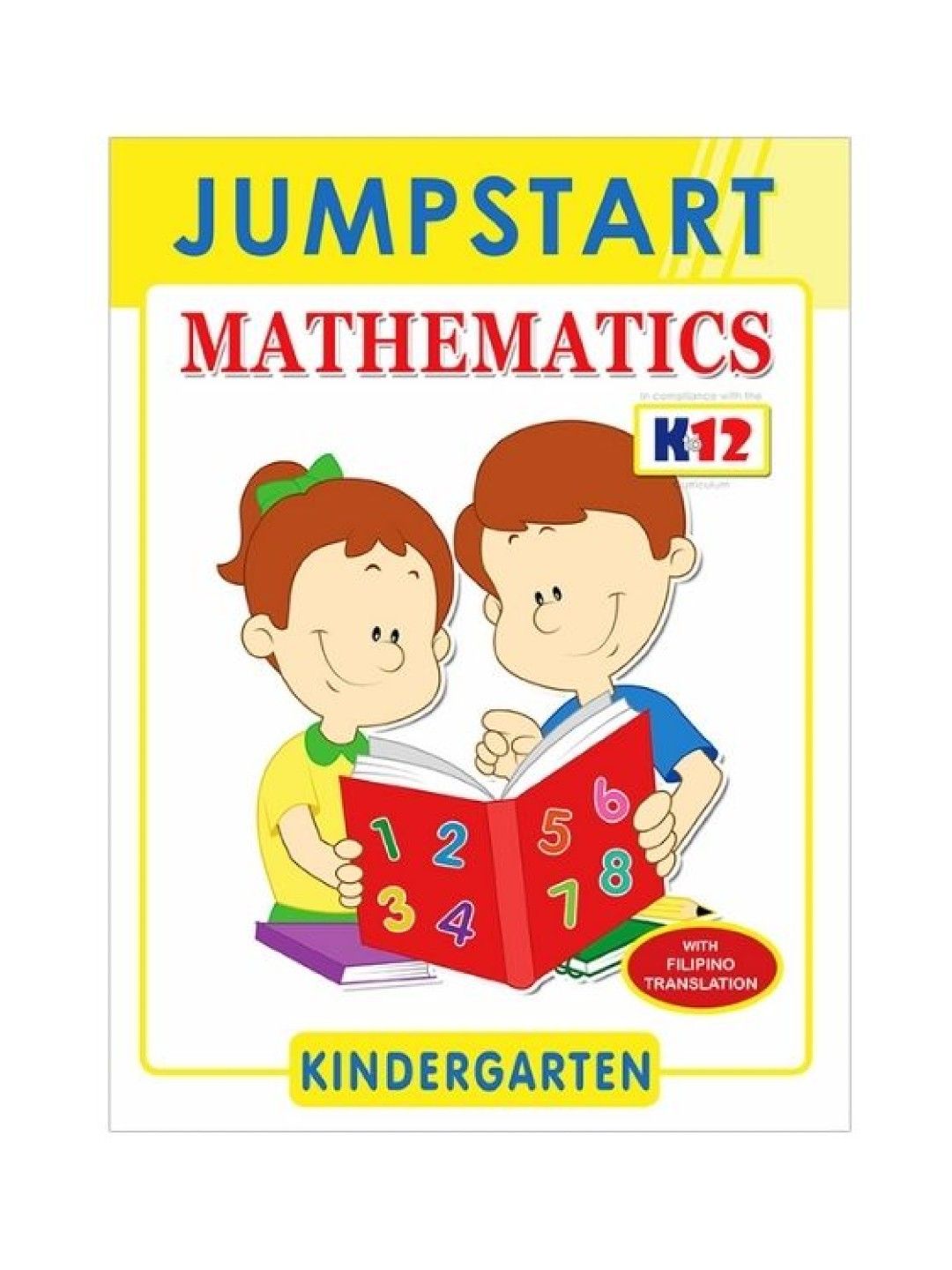 Learning is Fun Jumpstart Mathematics Kindergarten (No Color- Image 1)