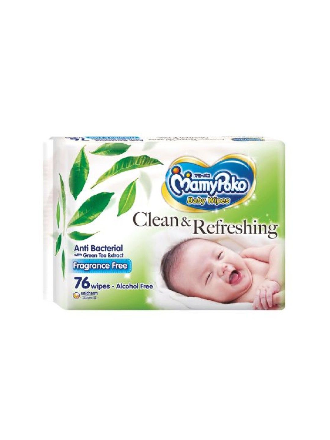 MamyPoko Baby Wipes Fragrance Free (76 pulls)