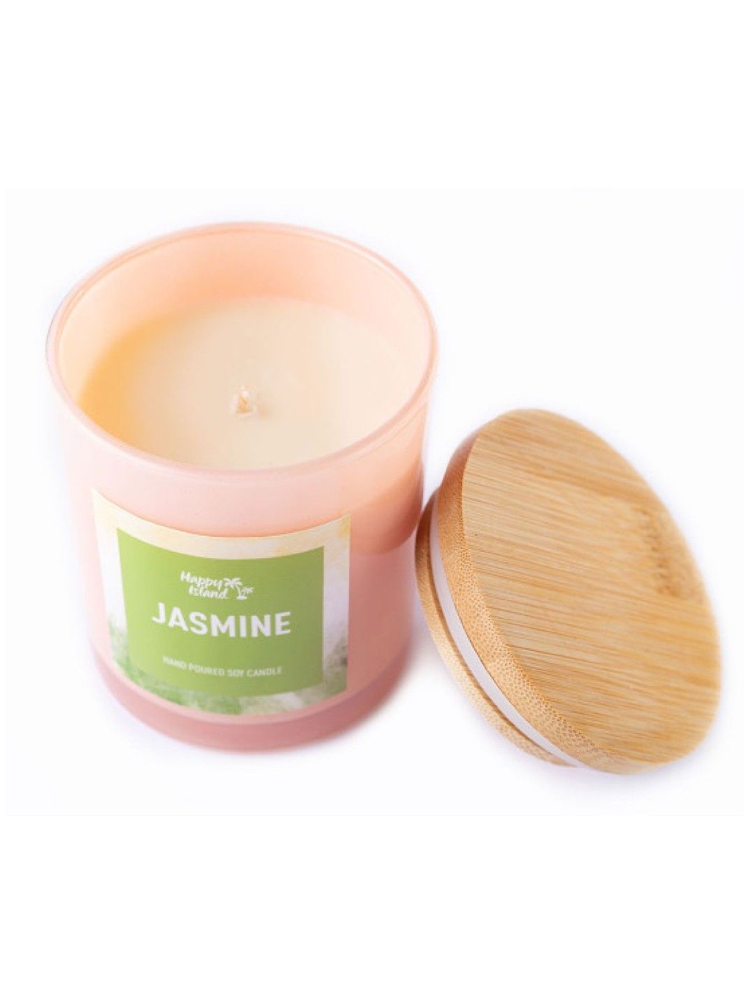 Happy Island Jasmine Soy Candle (10oz) (No Color- Image 1)