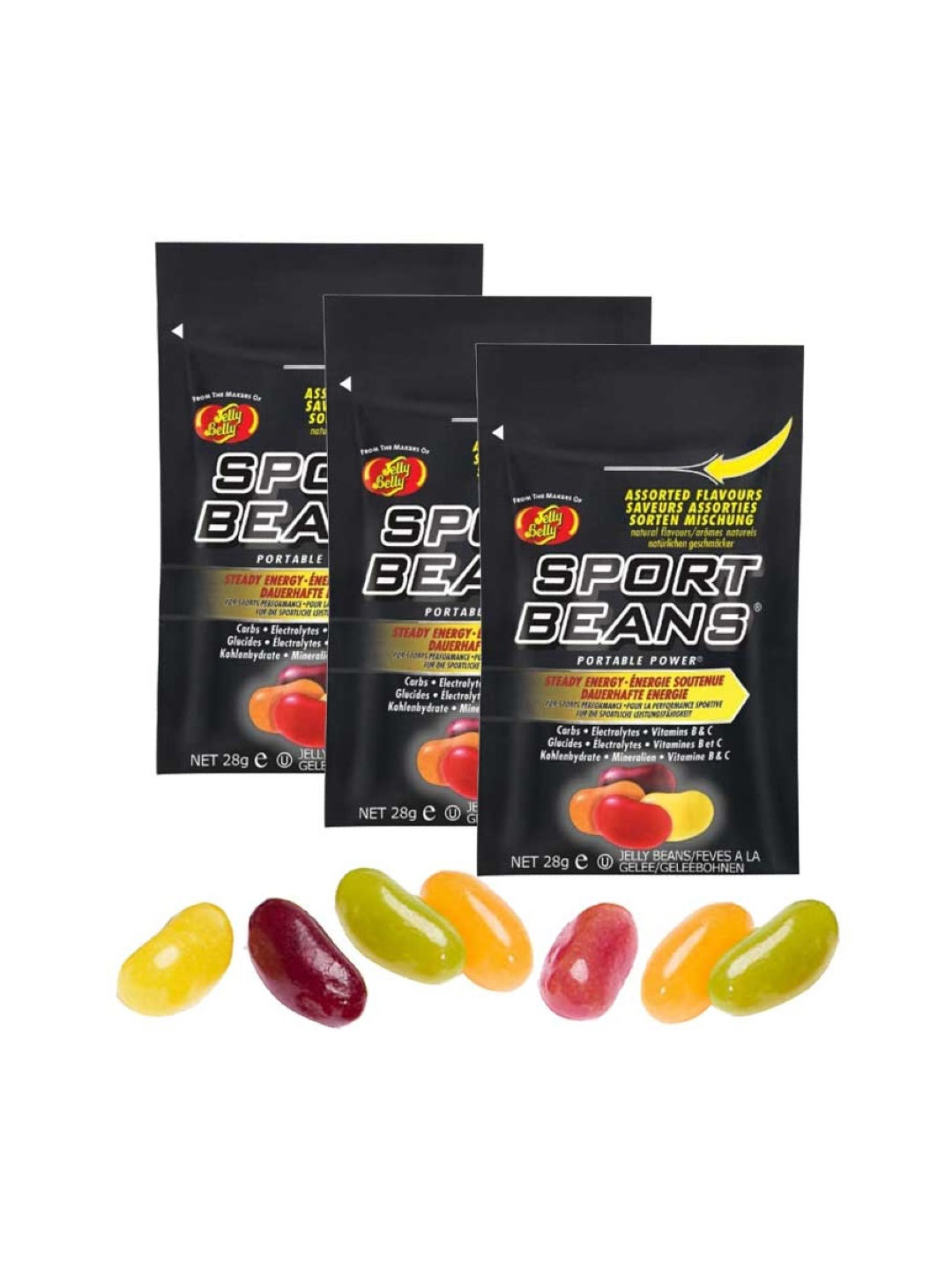 Jelly Belly Candy Corner Sports Beans Energy (3 pcs) edamama