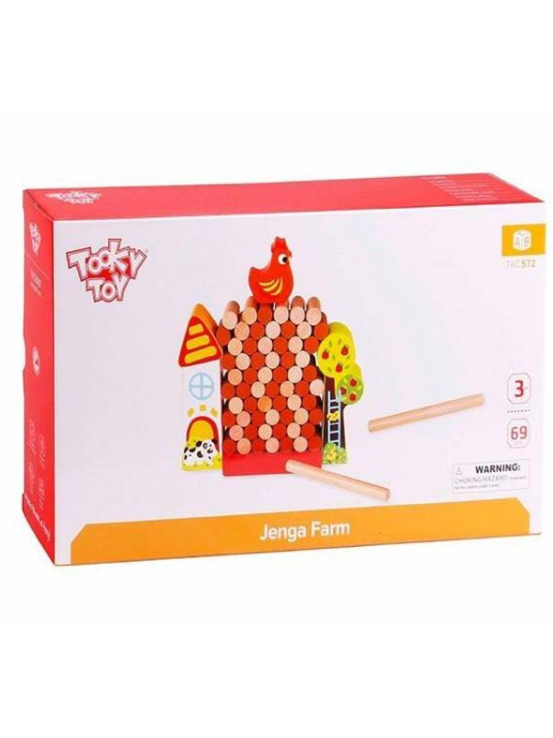 Tooky Toy Jenga Farm (No Color- Image 3)