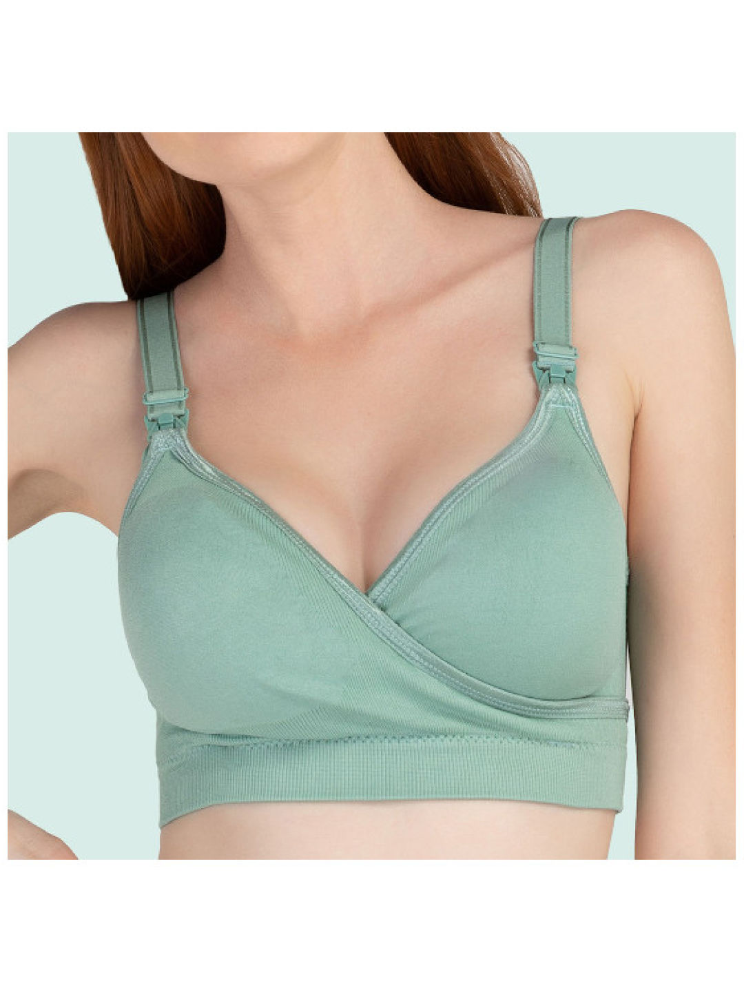 Bosom Buds Jessica Nursing Bra (Green- Image 3)