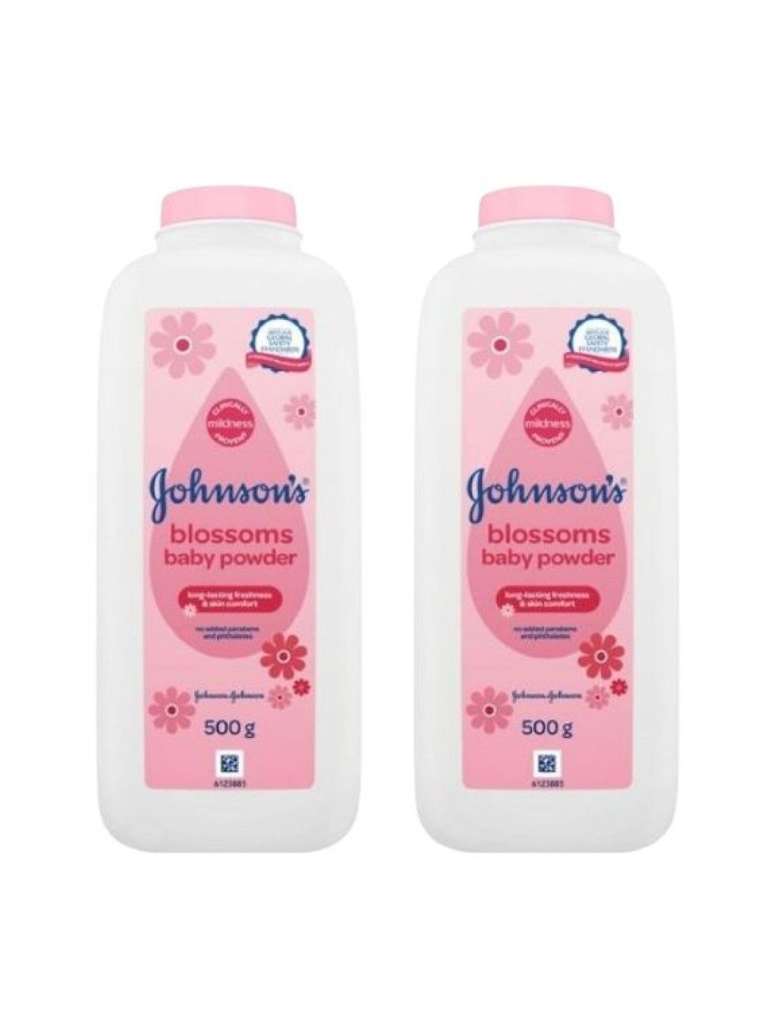 Johnson's Blossoms Baby Powder (500g) x 2 (No Color- Image 1)