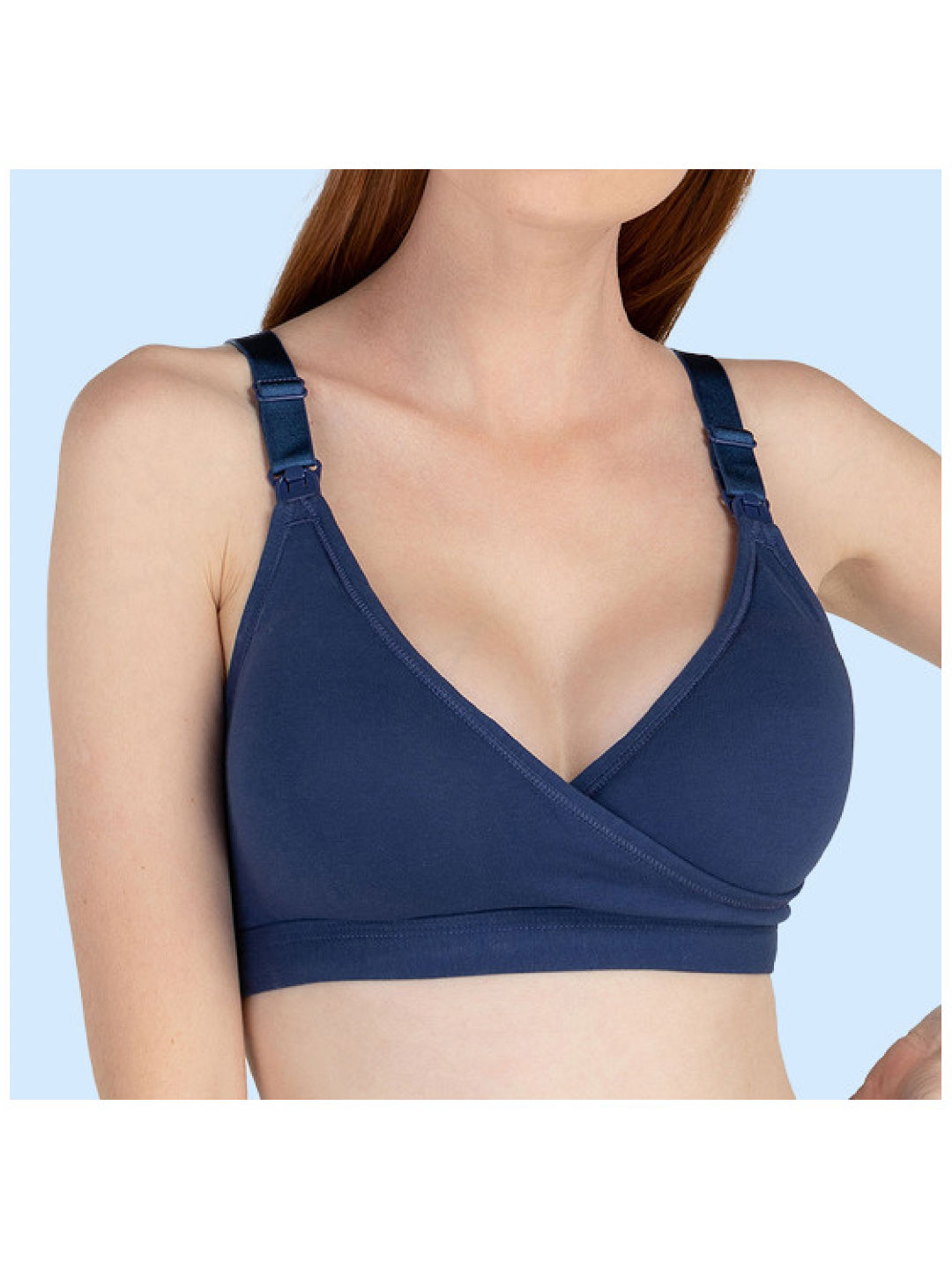 Bosom Buds Joyce Nursing Bra (Blue- Image 3)