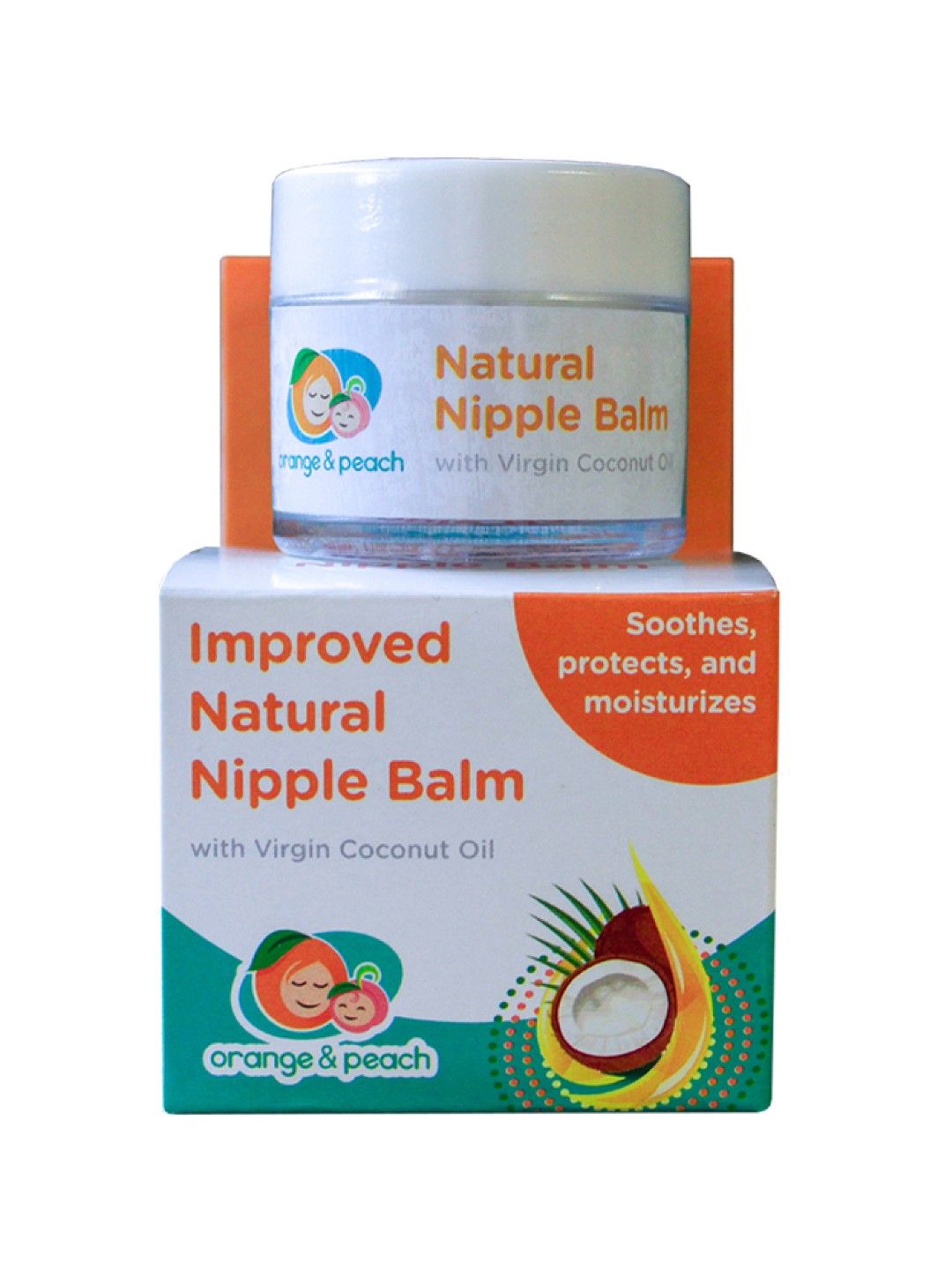 Orange & Peach Natural Nipple Balm (No Color- Image 3)