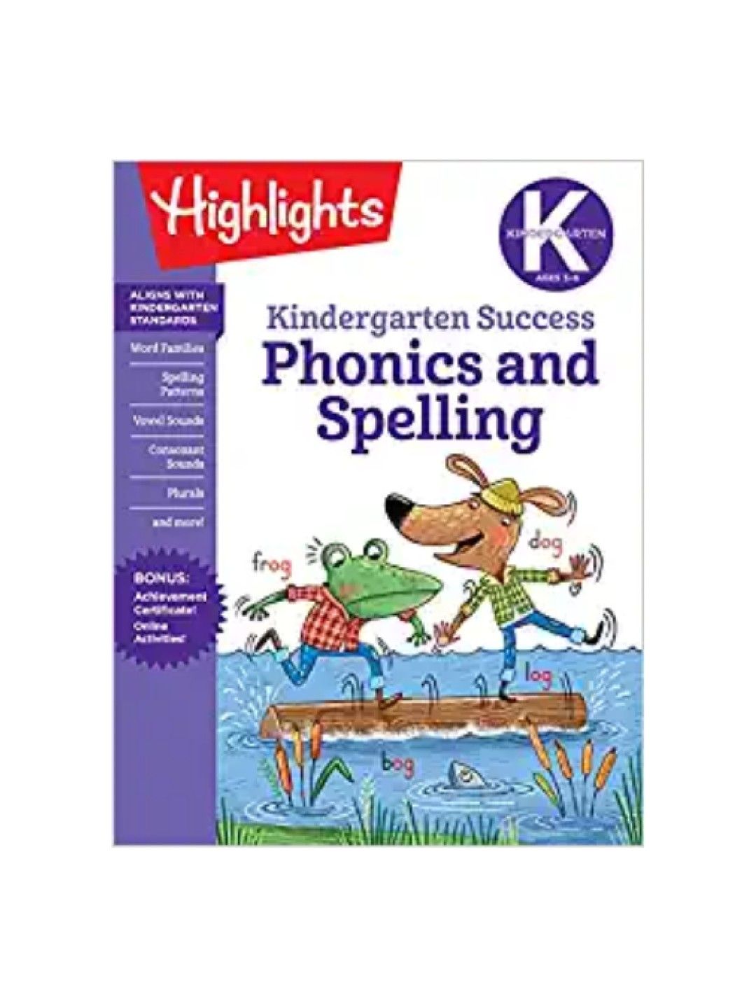 Penguin Putnam, Inc. Kindergarten Phonics And Spelling Learning Fun Workbook