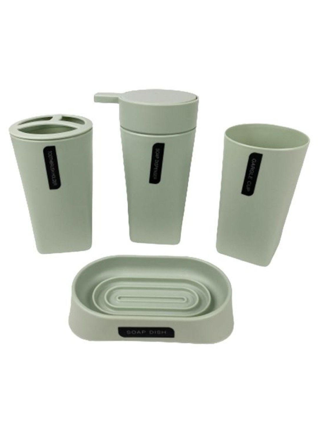 Knus PH Bath Set 4 Piece (Green- Image 1)