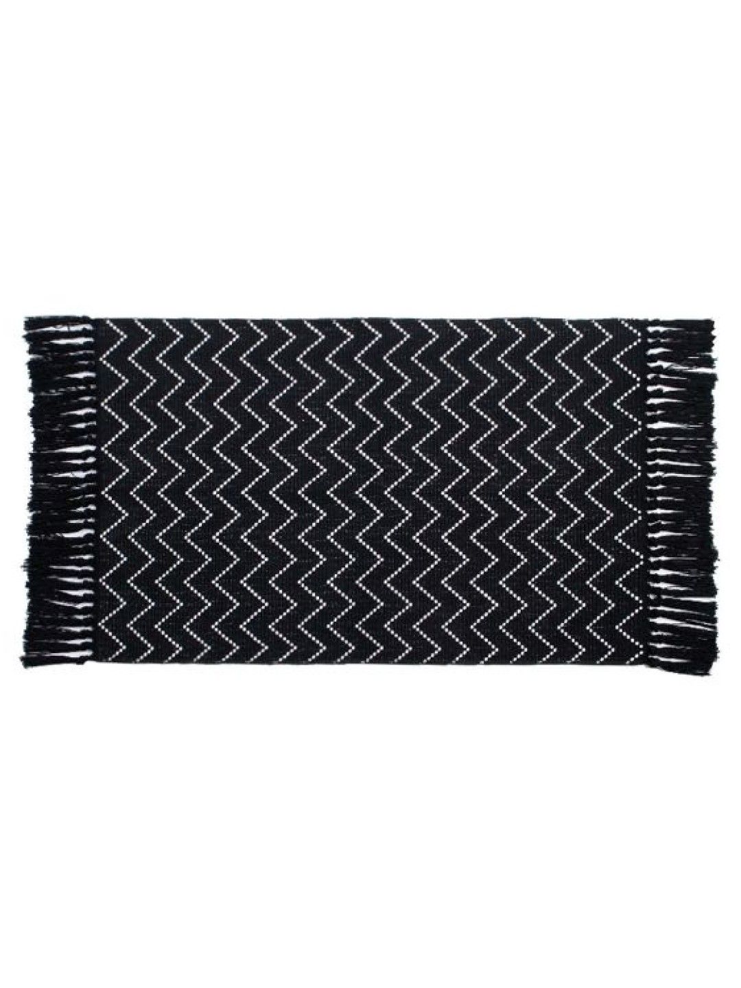 Knus PH Floor Mat Rug Tassle Dior (Black)