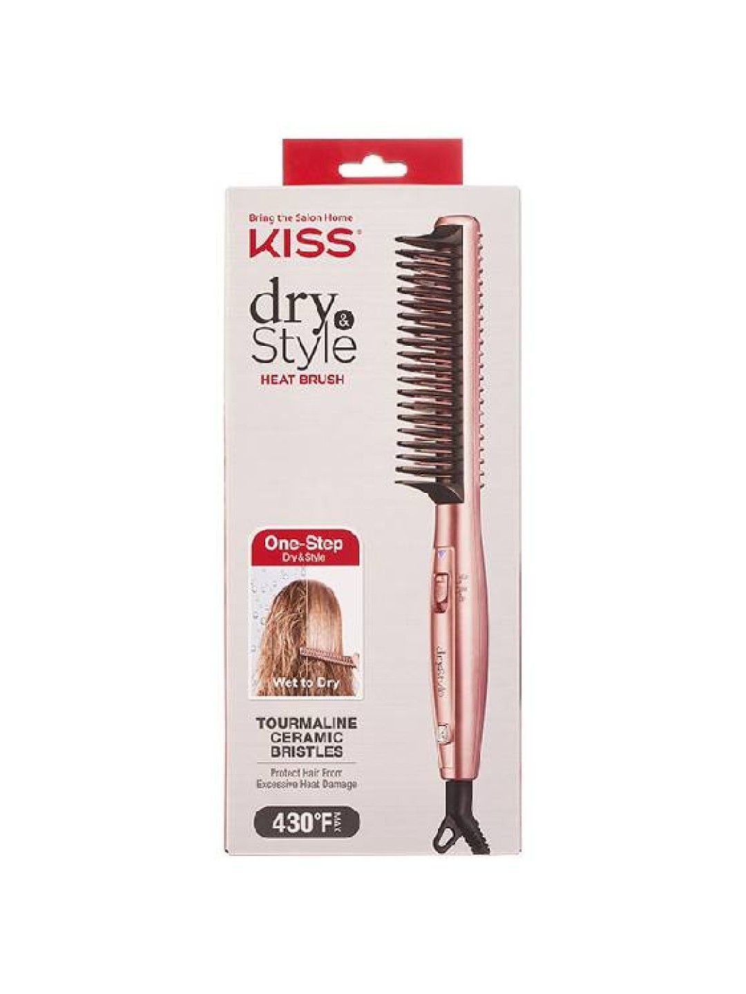 Kiss NY Dry N Style Comb Straightener (No Color- Image 2)