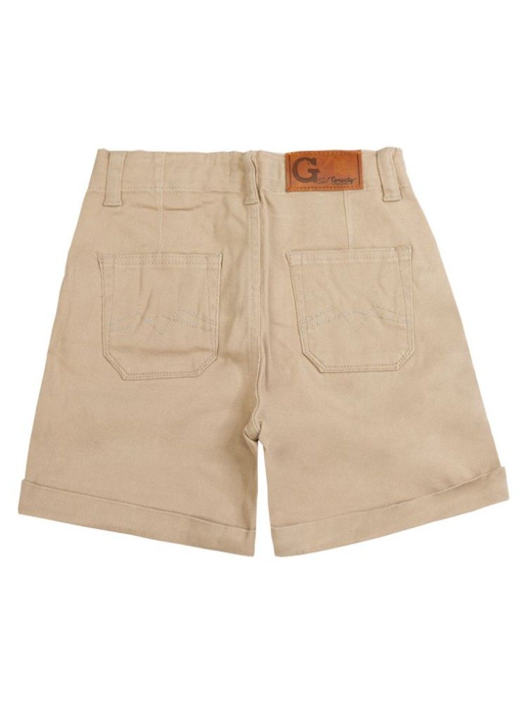 Grizzly Girls Twill High Waist Short (Khaki- Image 2)