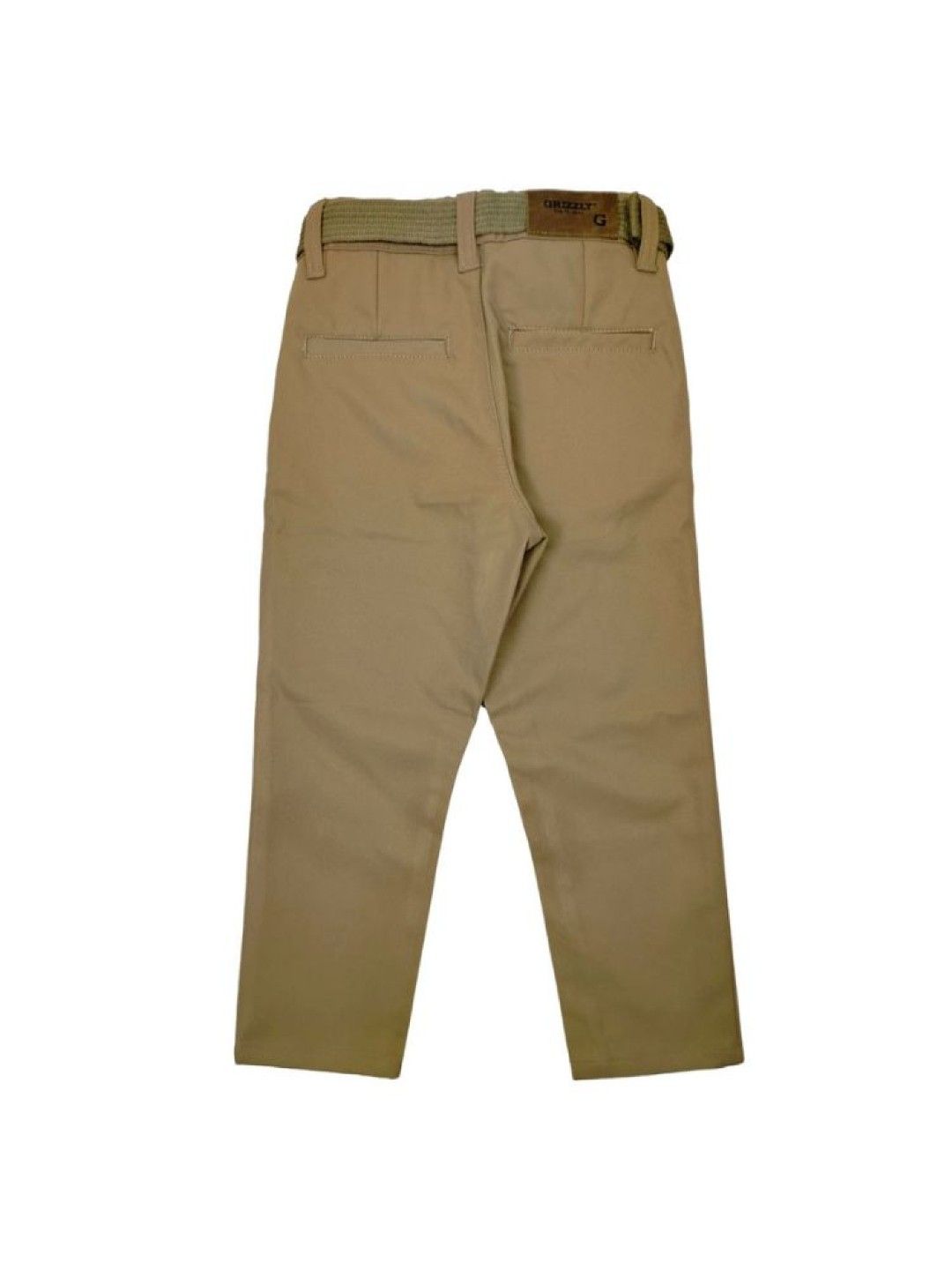 Grizzly Toddler Boys Twill Round Waist Band Pants (Khaki- Image 2)