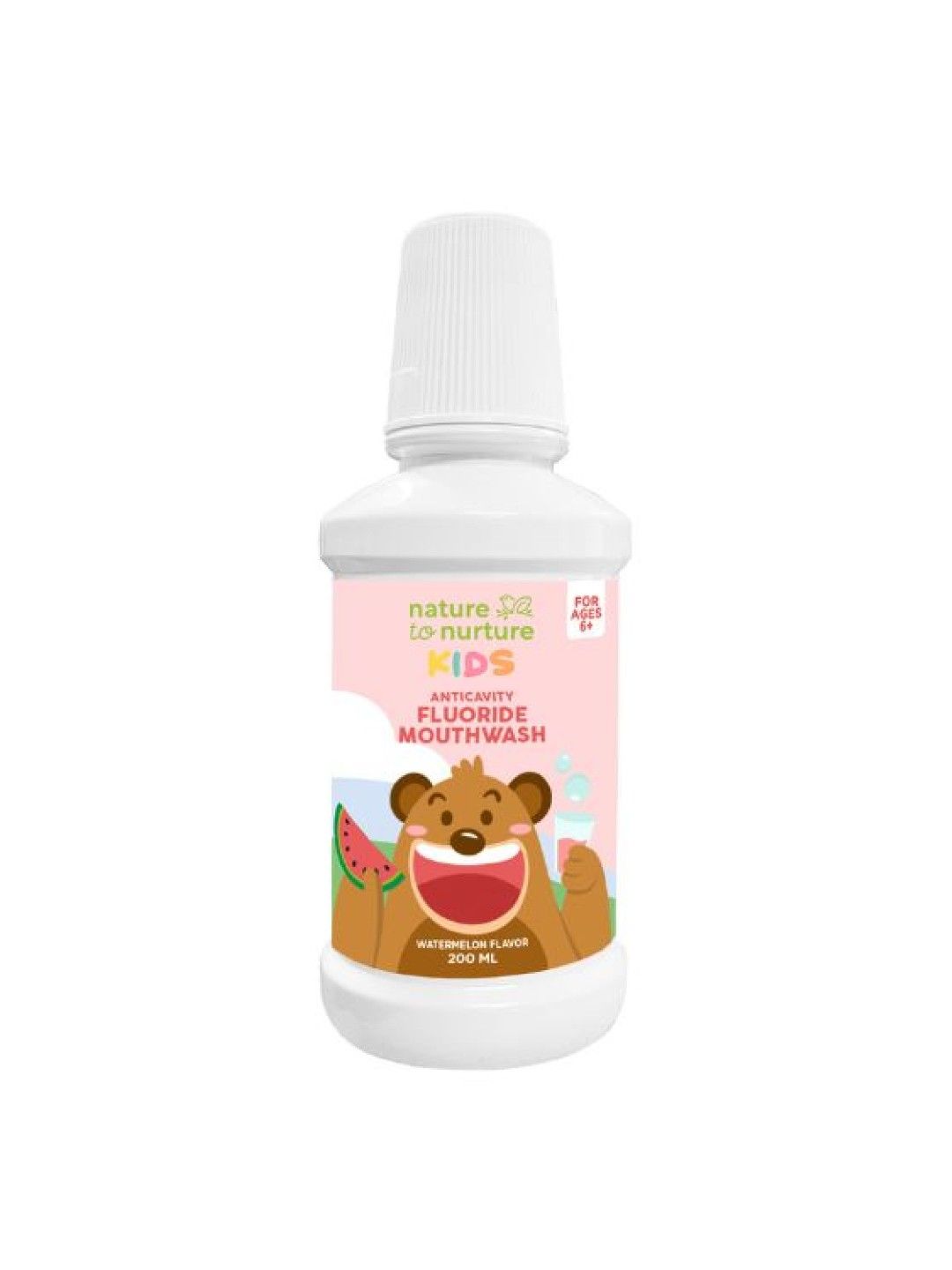 Nature to Nurture Kids Anticavity Fluoride Mouthwash (200ml) (No Color- Image 1)