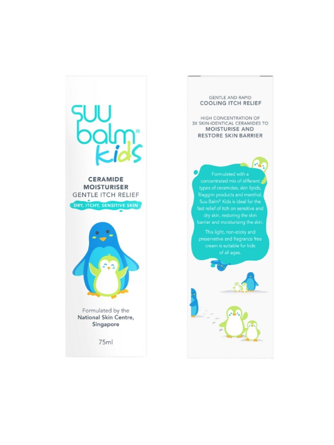 Suu Balm Kids Ceramide Moisturiser Gentle Itch Relief 75ml (No Color- Image 2)