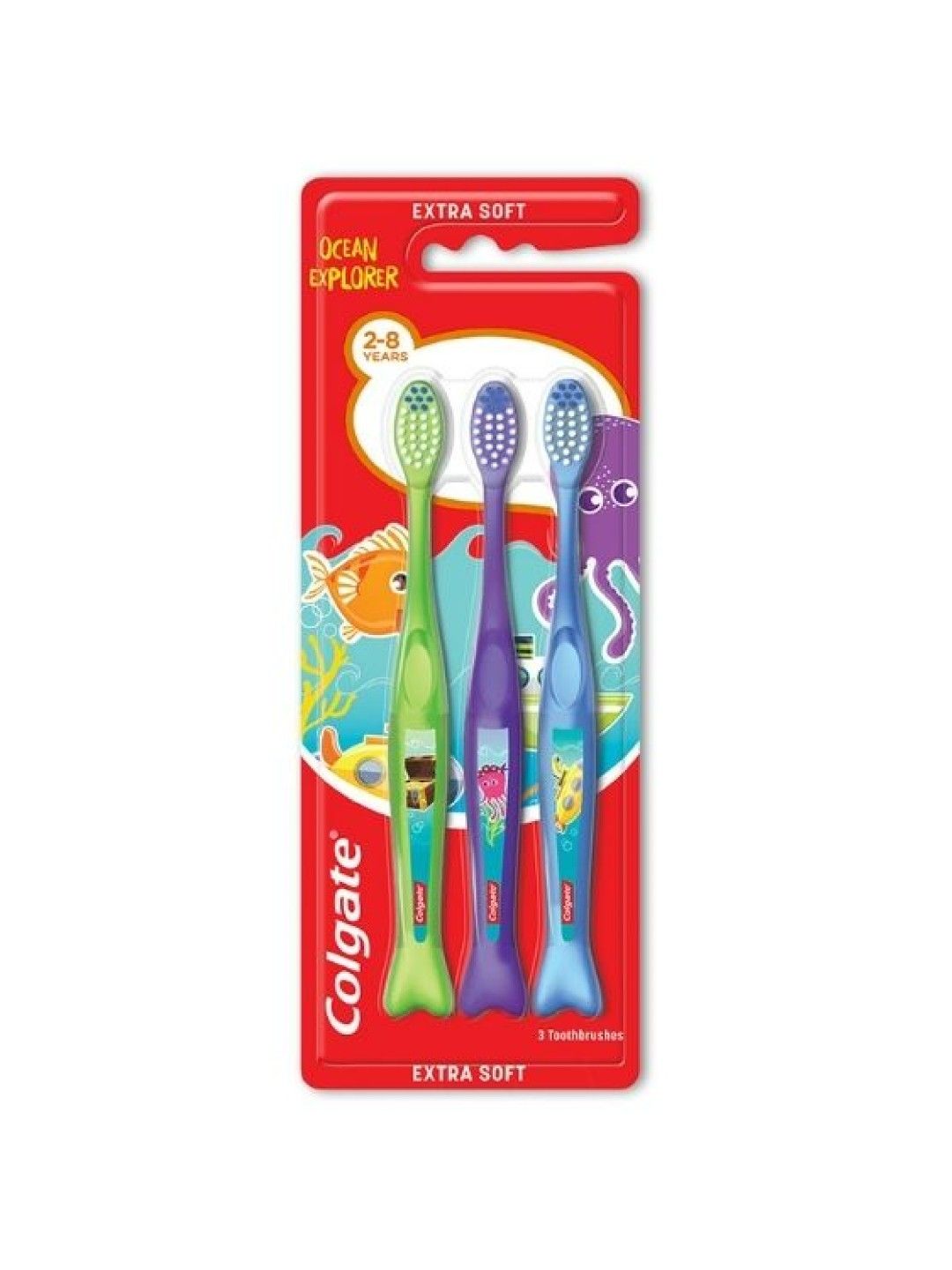 Colgate Kids Ocean Explorer Toothbrush Multipack (2-8 years) (No Color- Image 1)