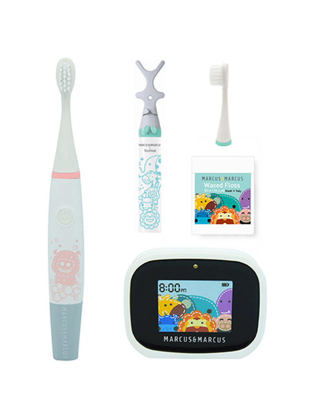 Marcus & Marcus Kids Premium Oral Care Set (Pink- Image 1)