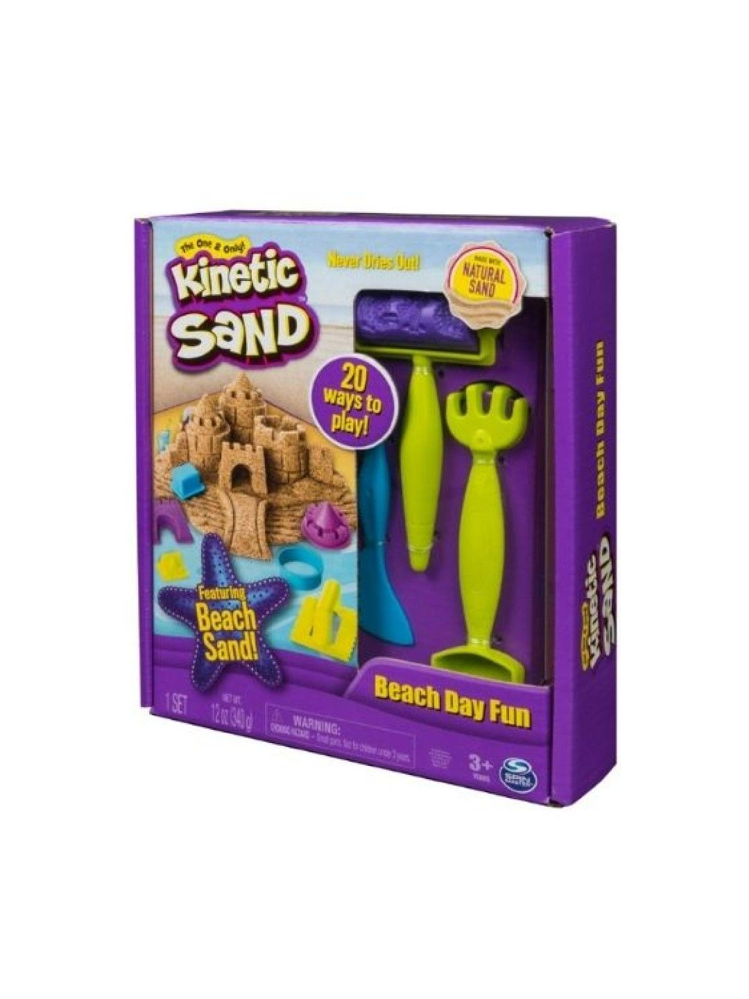 Kinetic Sand Beach Day Fun Playset (No Color- Image 2)