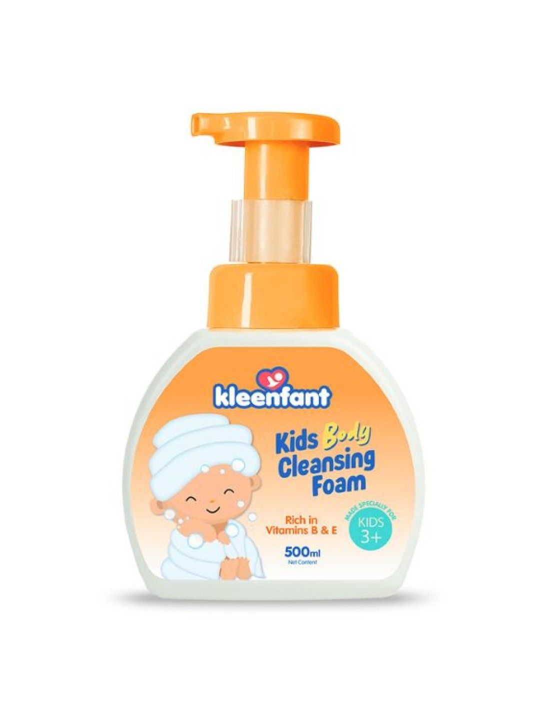 Kleenfant Kids Body Cleansing Foam (500ml) (No Color- Image 1)