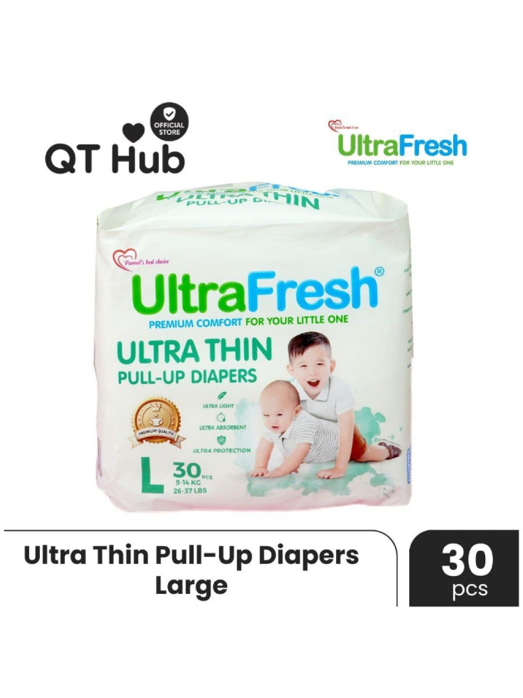 Ultrafresh Ultrafresh Pull-Up Diapers Large 30pcs (No Color- Image 2)