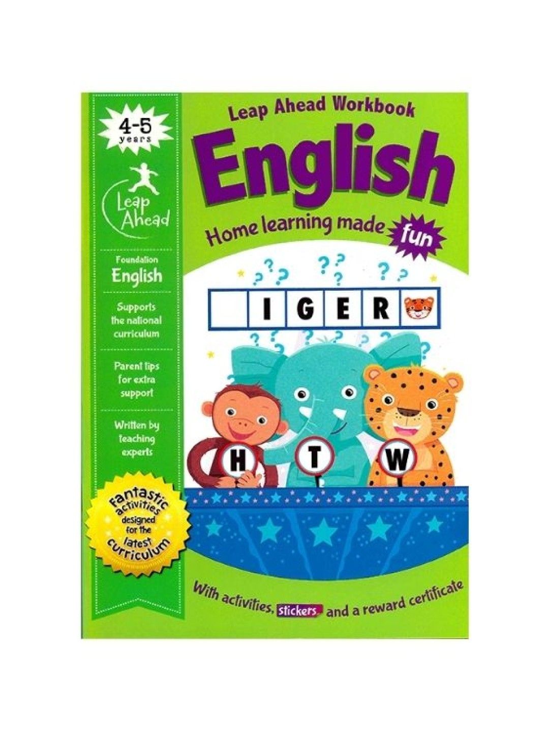 Learning is Fun Leap Ahead Workbook English 4-5 Ye | edamama