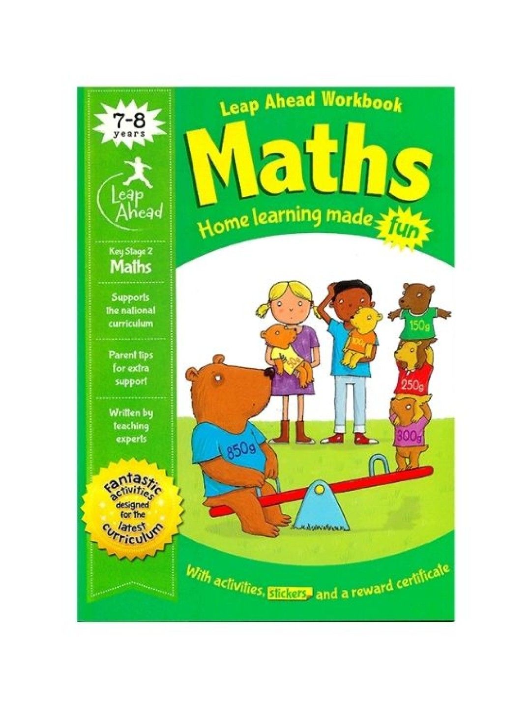 Learning is Fun Leap Ahead Workbook Maths 7-8 Years (No Color- Image 1)