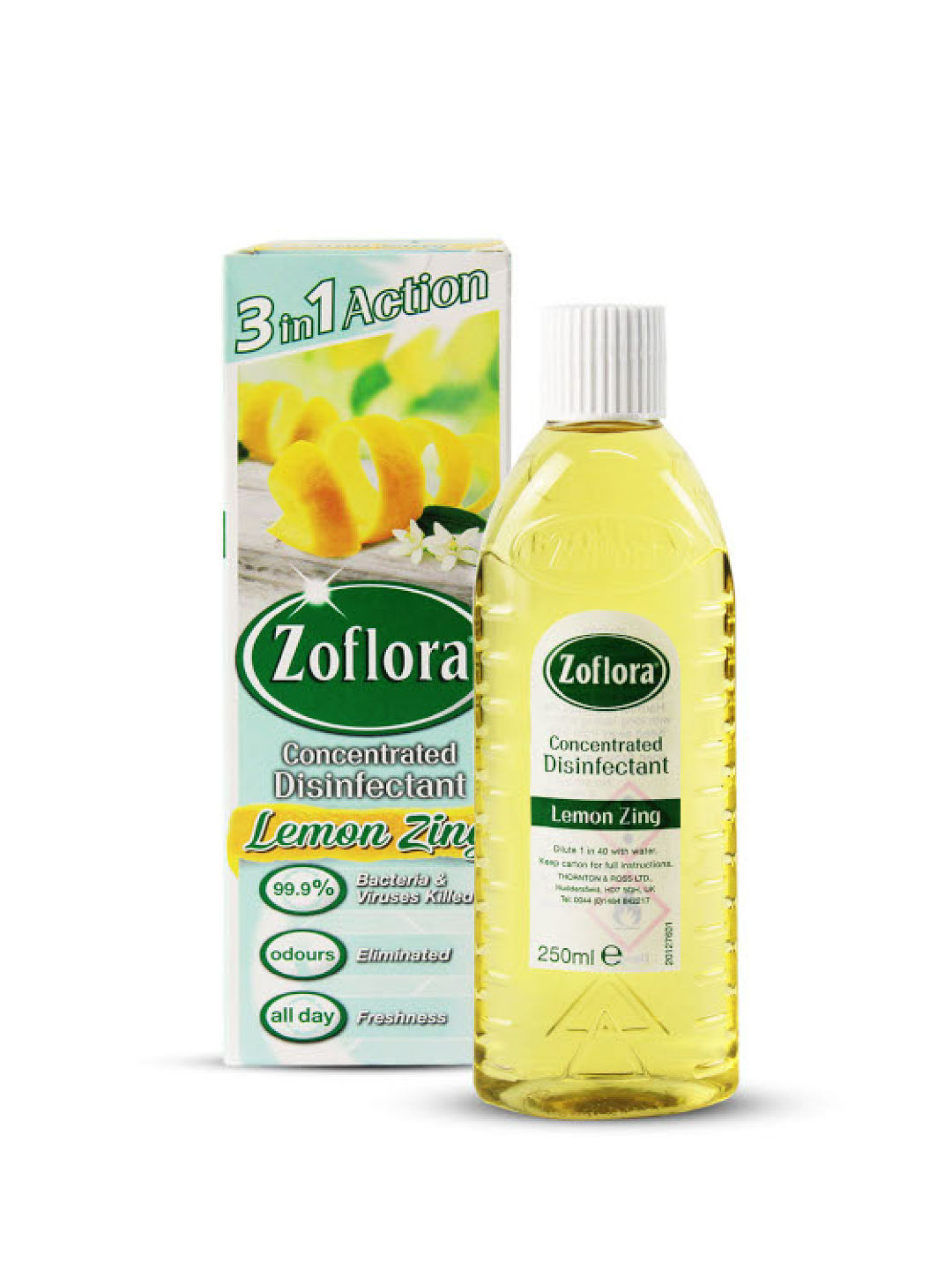 Zoflora Lemon Zing & Disinfectant (250ml)