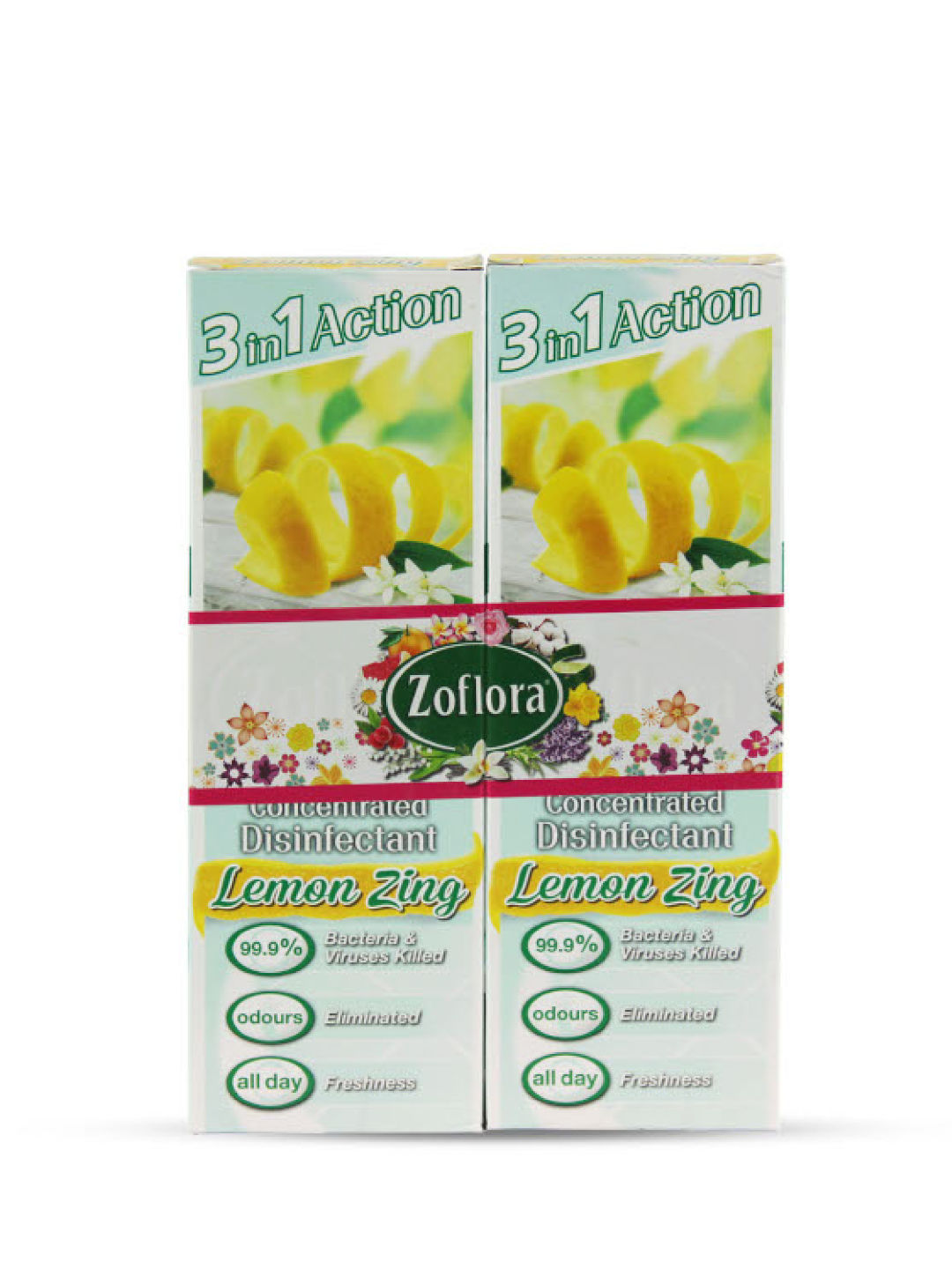 Zoflora Lemon Zing Disinfectant Spray 2-Pack (250ml)