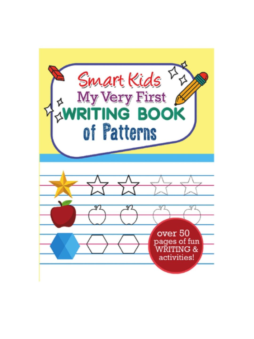 Learning is Fun Smart Kids My Very First Writing Book - Patterns (No Color- Image 1)