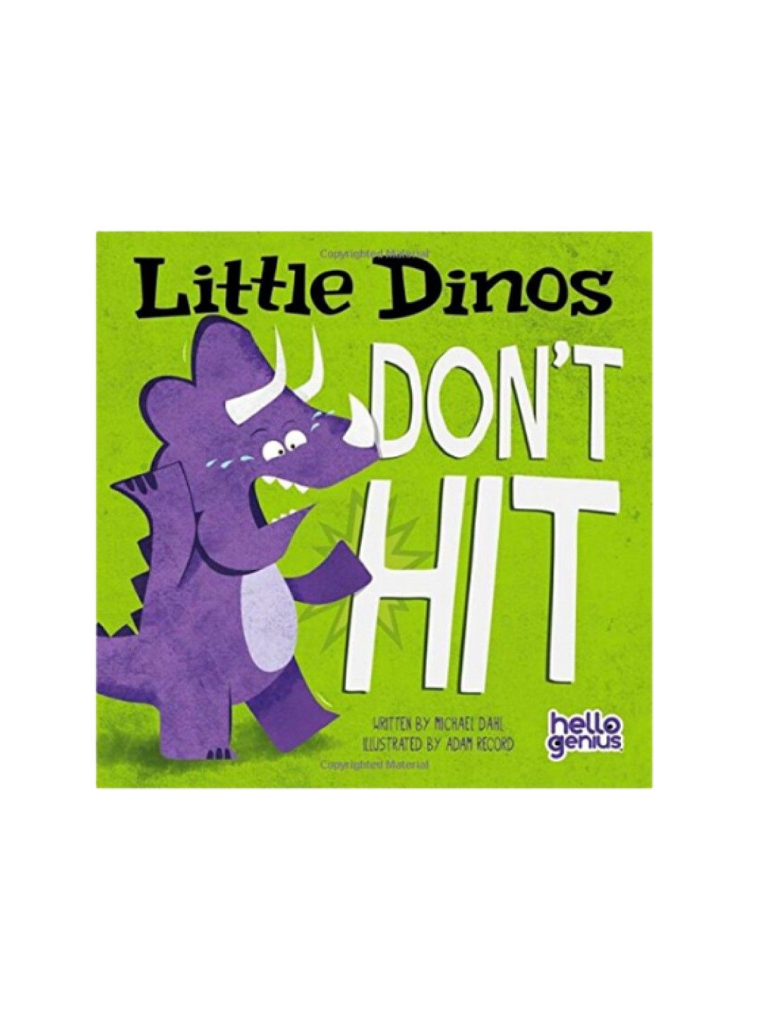 Capstone Little Dinos Don't Hit (Hello Genius) Board Book