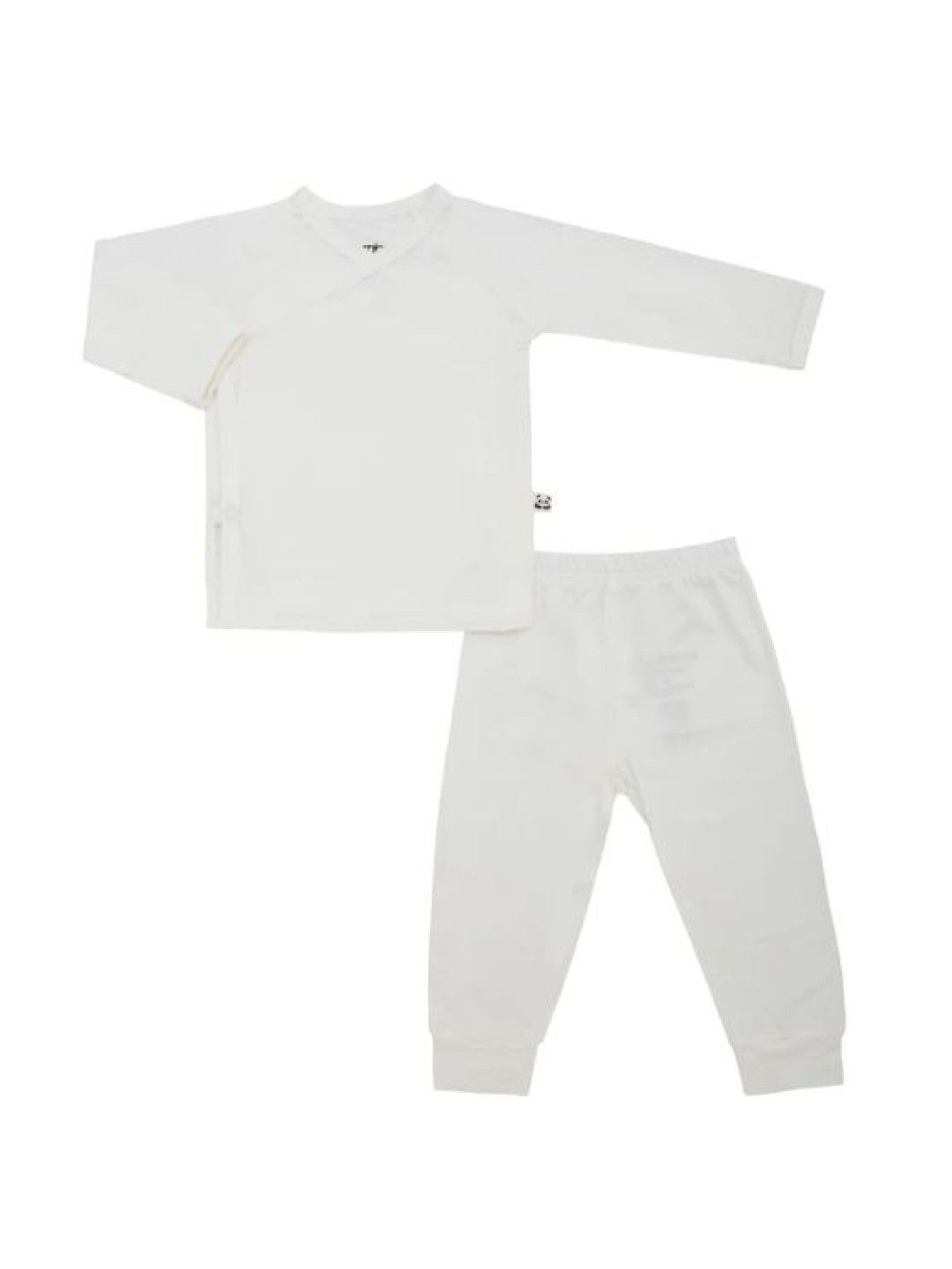 Bamberry Baby Long Sleeve Kimono Pajama Set Cloud (No Color- Image 1)