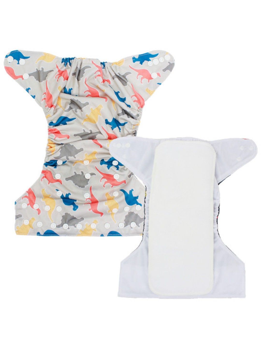 Little Steps Dinosaur Reusable Cloth Diaper (No Color- Image 2)