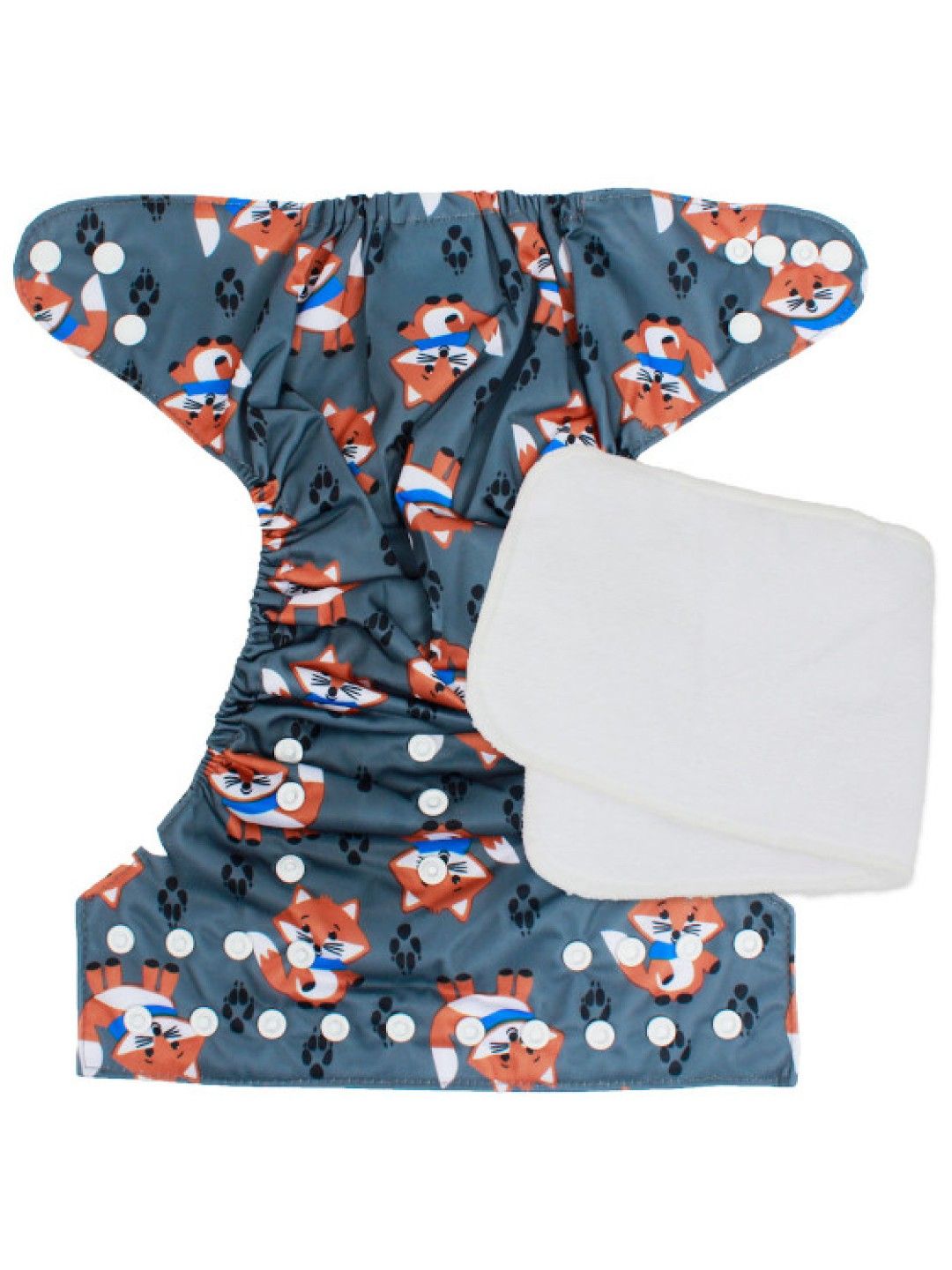 Little Steps Fox Reusable Cloth Diaper (No Color- Image 3)