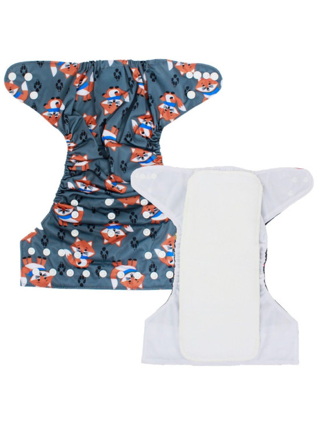 Little Steps Fox Reusable Cloth Diaper (No Color- Image 2)