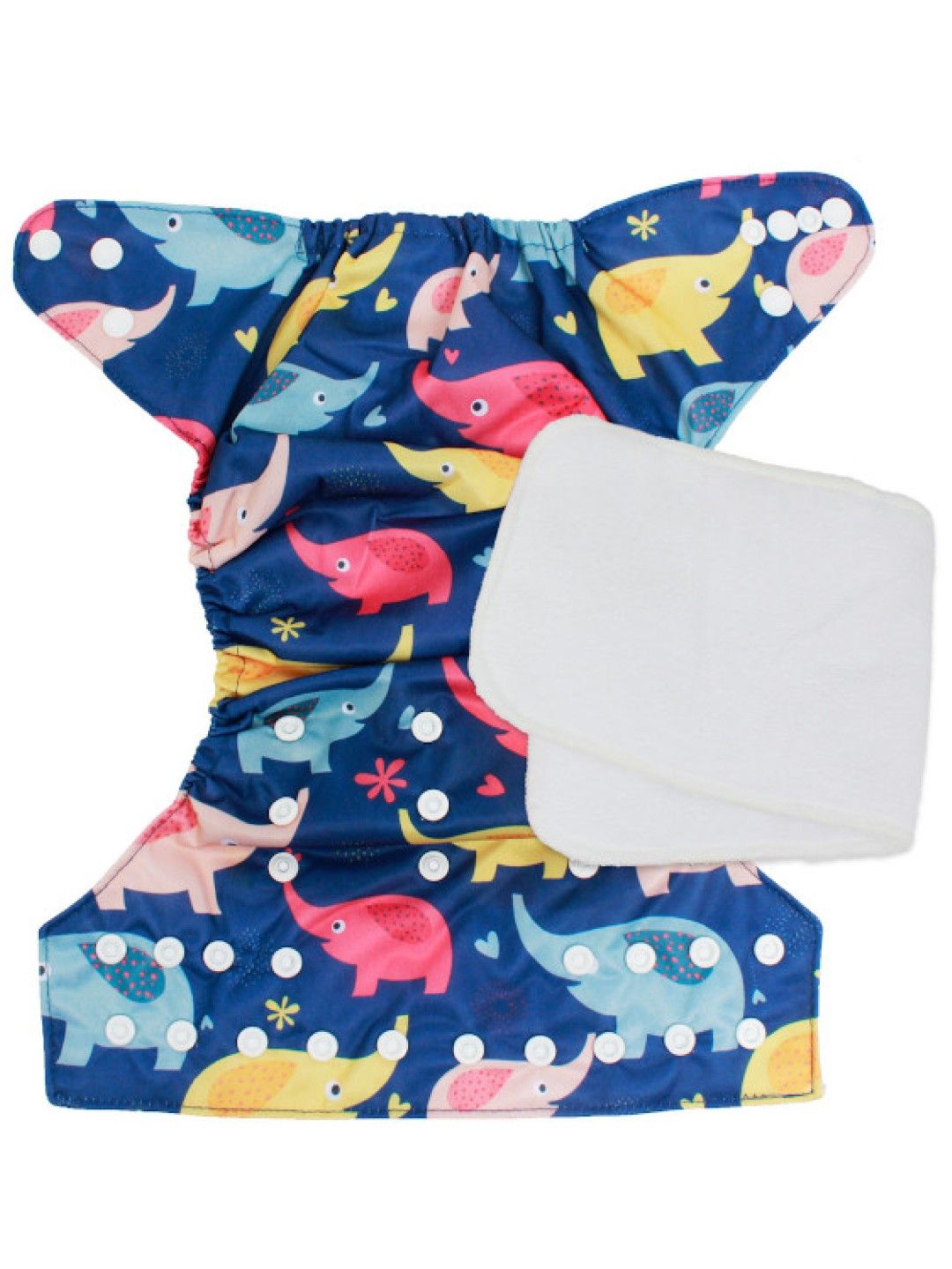 Little Steps Elephant Reusable Cloth Diaper (No Color- Image 3)