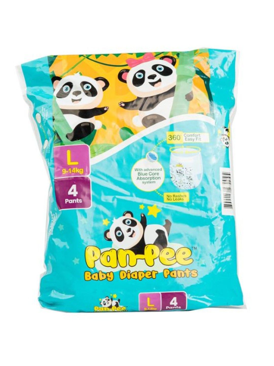 PanPee Baby Diaper Pants - Large (4pcs)