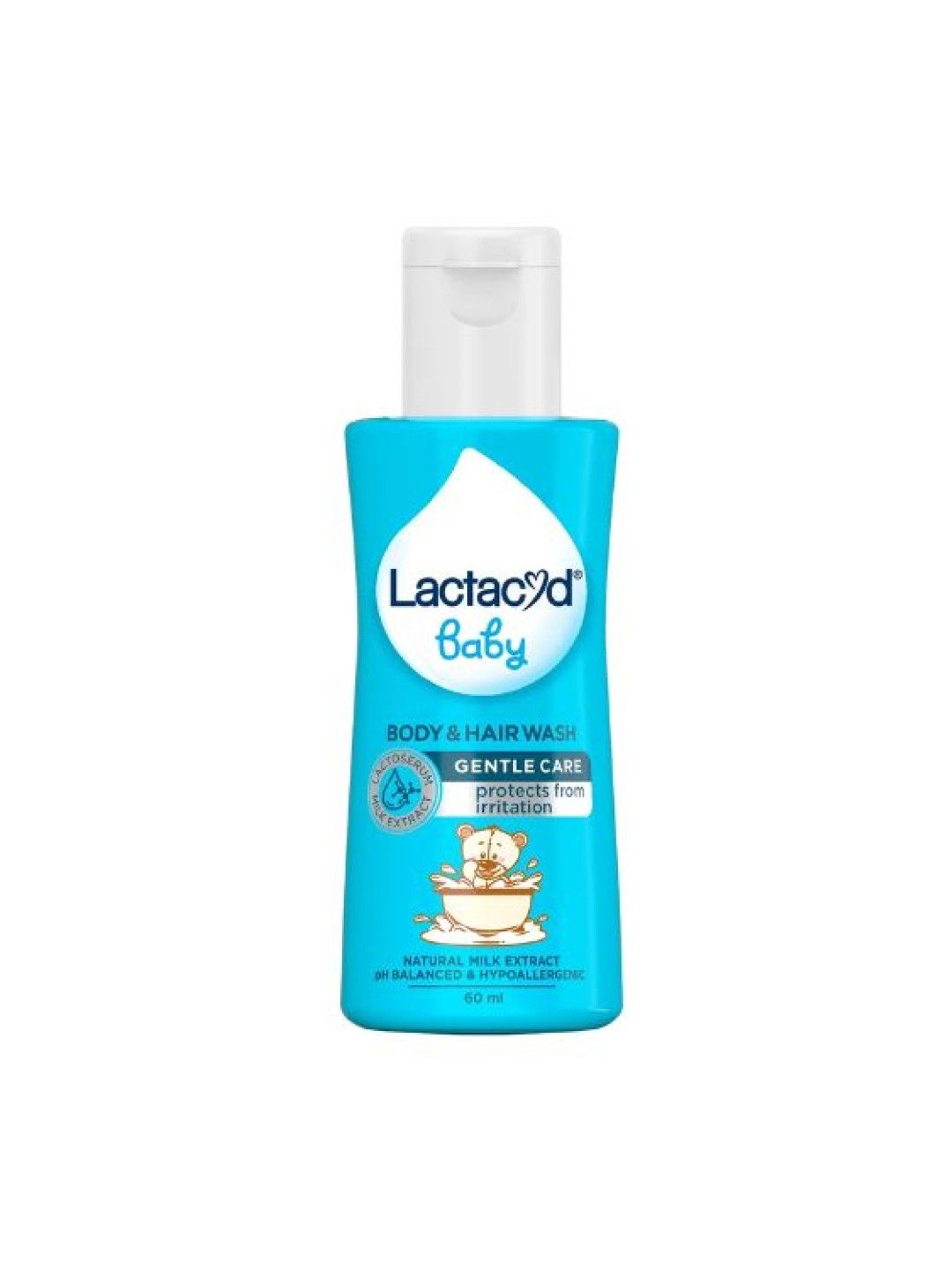 Lactacyd Baby Gentle Care 2-in-1 Body & Hair Wash (60ml)