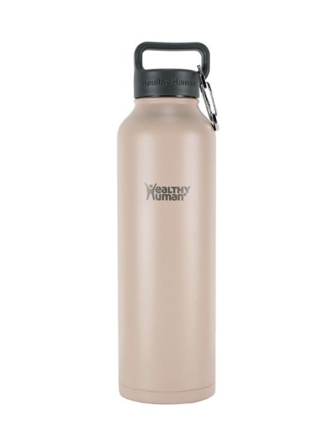 Healthy Human Vacuum Insulated Stainless Steel Bottle (40oz) (Latte- Image 1)