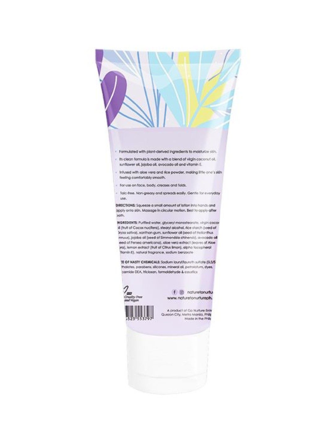 Nature to Nurture Daily Baby Lotion - Lavender (200ml) (No Color- Image 2)