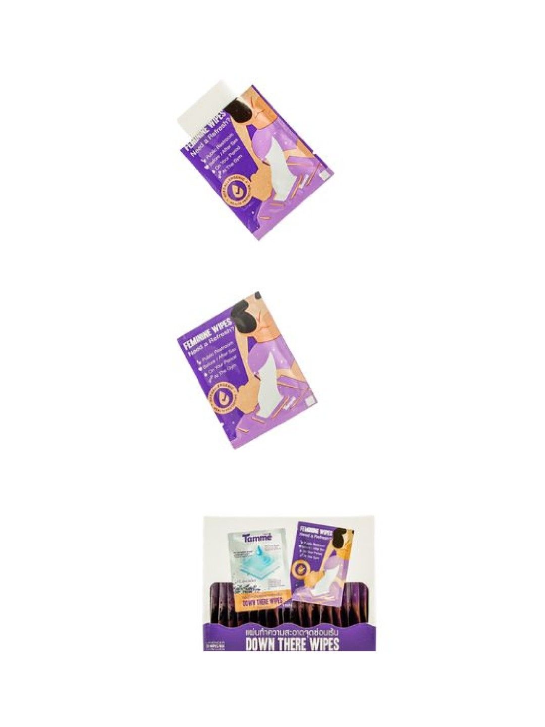 Tamme Down There Feminine Wipes (Lavender- Image 2)